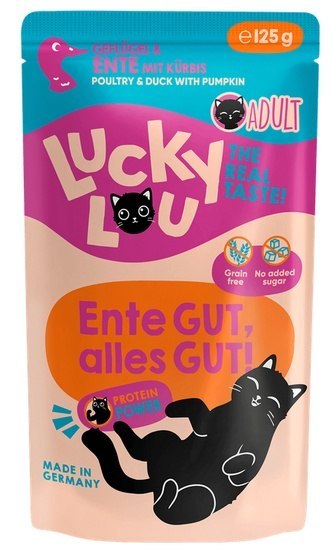 Lucky Lou Lifestage Adult Drób i kaczka saszetka 125g Lucky Lou Lifestage Adult Drób i kaczka saszetka 125g