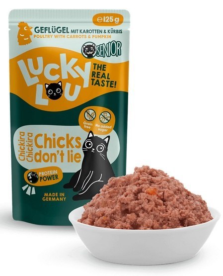 Lucky Lou Lifestage Senior Drób saszetka 125g Lucky Lou Lifestage Senior Drób saszetka 125g