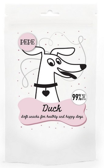 Paka Zwierzaka PEPE Mini Chunkies Duck (kaczka) 70g Paka Zwierzaka PEPE Mini Chunkies Duck (kaczka) 70g