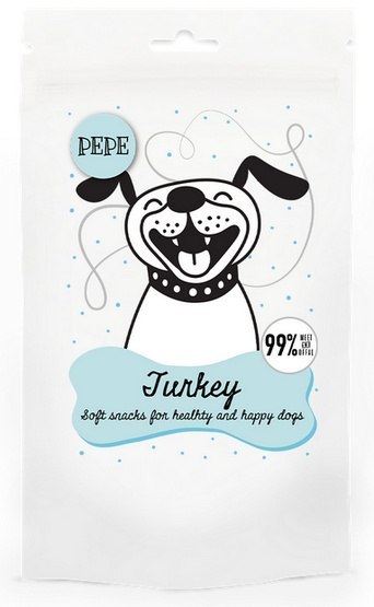 Paka Zwierzaka PEPE Mini Chunkies Turkey (indyk) 70g Paka Zwierzaka PEPE Mini Chunkies Turkey (indyk) 70g