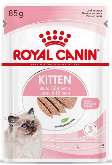 Royal Canin Feline Kitten Multipack karma mokra dla kociąt do 12 miesiąca życia saszetki 4x85g Royal Canin Feline Kitten Multipack karma mokra dla kociąt do 12 miesiąca życia saszetki 4x85g
