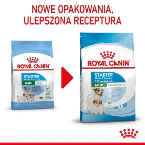 Royal Canin Mini Starter Mother&Babydog karma sucha dla szczeniąt do 2 miesiąca i suk karmiących ras małych 4kg Royal Canin Mini Starter Mother&Babydog karma sucha dla szczeniąt do 2 miesiąca i suk karmiących ras małych 4kg