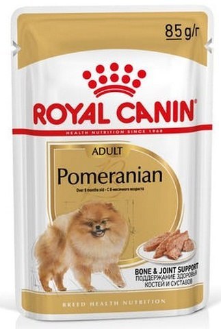 Royal Canin Pomeranian Adult karma mokra dla psów dorosłych rasy szpic miniaturowy, pasztet saszetka 85g Royal Canin Pomeranian Adult karma mokra dla psów dorosłych rasy szpic miniaturowy, pasztet saszetka 85g
