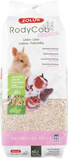 Zolux Podściółka roślinna RodyCob Nature 15L Zolux Podściółka roślinna RodyCob Nature 15L