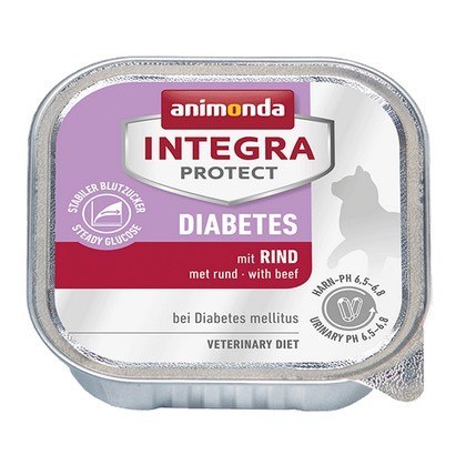 Animonda Integra Protect Diabetes dla kota - z wołowiną tacka 100g Animonda Integra Protect Diabetes dla kota - z wołowiną tacka 100g