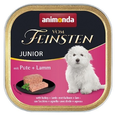 Animonda vom Feinsten Dog Junior Indyk i Jagnięcina 150g Animonda vom Feinsten Dog Junior Indyk i Jagnięcina 150g