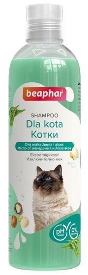 Beaphar Szampon z olejkiem makadamia dla kota 250ml Beaphar Szampon z olejkiem makadamia dla kota 250ml