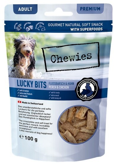 Chewies Lucky Bits Adult Okoń & kurczak 100g Chewies Lucky Bits Adult Okoń & kurczak 100g