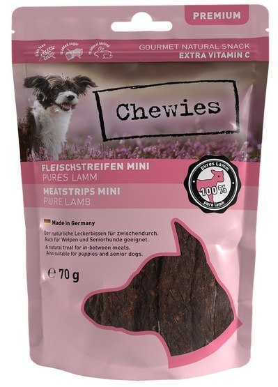 Chewies Meat Strips Mini Jagnięcina 70g Chewies Meat Strips Mini Jagnięcina 70g