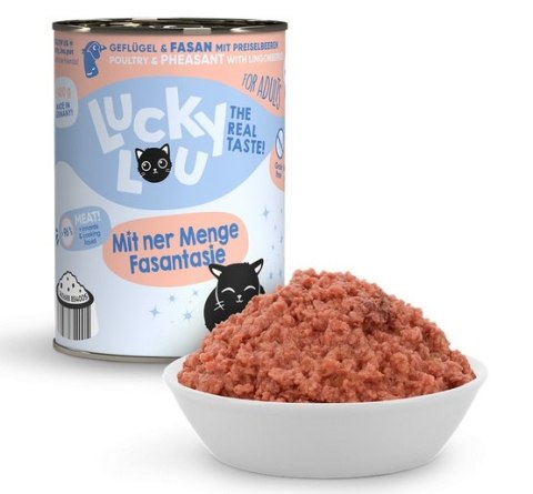 Lucky Lou Lifestage Adult Drób i bażant puszka 400g Lucky Lou Lifestage Adult Drób i bażant puszka 400g