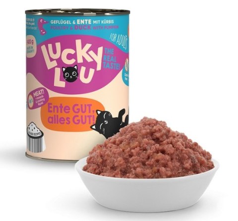 Lucky Lou Lifestage Adult Drób i kaczka puszka 400g Lucky Lou Lifestage Adult Drób i kaczka puszka 400g