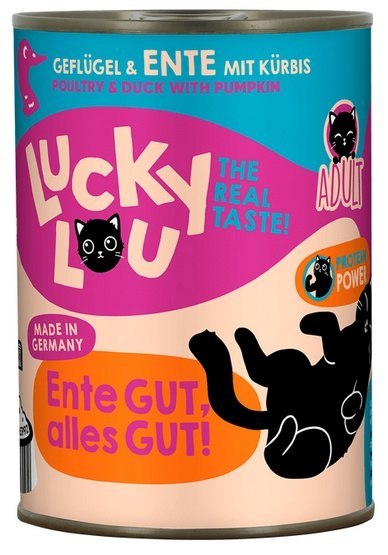 Lucky Lou Lifestage Adult Drób i kaczka puszka 400g Lucky Lou Lifestage Adult Drób i kaczka puszka 400g