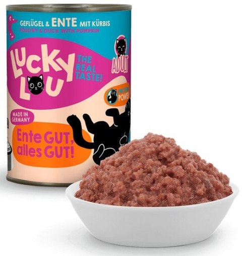 Lucky Lou Lifestage Adult Drób i kaczka puszka 400g Lucky Lou Lifestage Adult Drób i kaczka puszka 400g