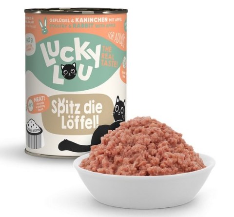 Lucky Lou Lifestage Adult Drób i królik puszka 400g Lucky Lou Lifestage Adult Drób i królik puszka 400g
