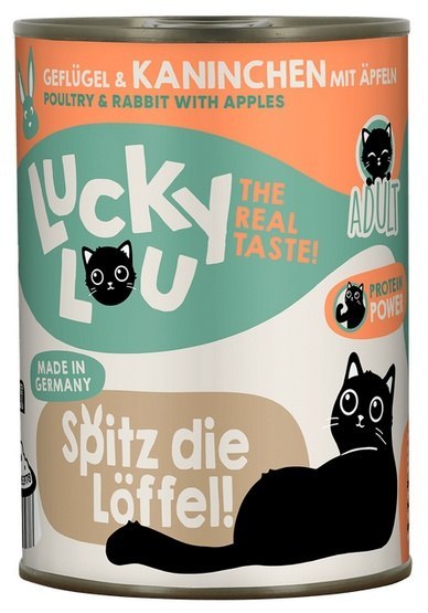 Lucky Lou Lifestage Adult Drób i królik puszka 400g Lucky Lou Lifestage Adult Drób i królik puszka 400g