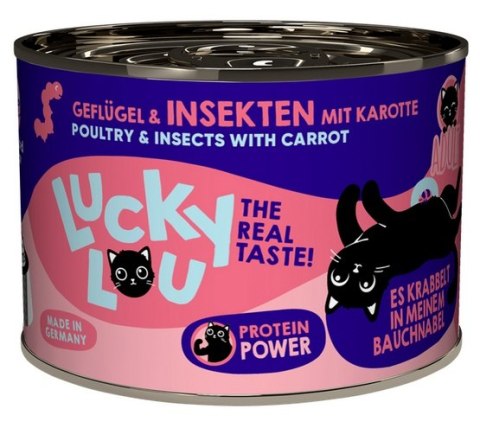 Lucky Lou Lifestage Adult Drób i owady puszka 200g Lucky Lou Lifestage Adult Drób i owady puszka 200g