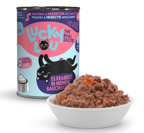 Lucky Lou Lifestage Adult Drób i owady puszka 400g Lucky Lou Lifestage Adult Drób i owady puszka 400g
