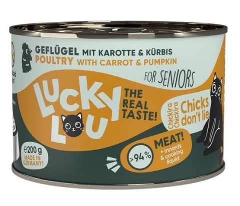 Lucky Lou Lifestage Senior Drób puszka 200g Lucky Lou Lifestage Senior Drób puszka 200g