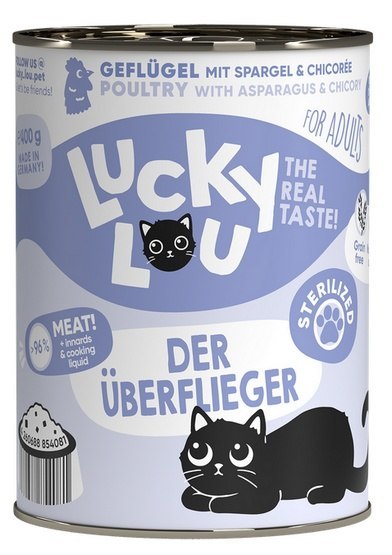 Lucky Lou Lifestage Sterilized Drób puszka 400g Lucky Lou Lifestage Sterilized Drób puszka 400g