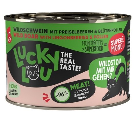 Lucky Lou SuperMono Dzik puszka 200g Lucky Lou SuperMono Dzik puszka 200g