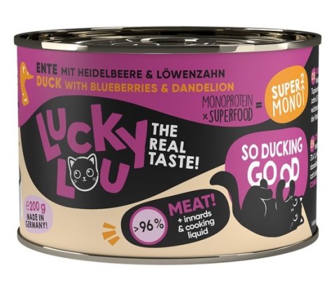 Lucky Lou SuperMono Kaczka puszka 200g Lucky Lou SuperMono Kaczka puszka 200g