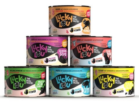 Lucky Lou SuperMono Multipack puszki 6x200g Lucky Lou SuperMono Multipack puszki 6x200g