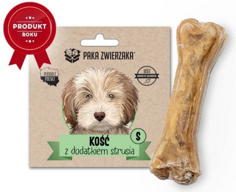 Paka Zwierzaka Kość z dodatkiem strusia S 10cm Paka Zwierzaka Kość z dodatkiem strusia S 10cm