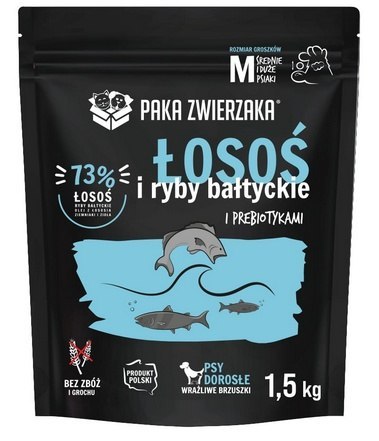 Paka Zwierzaka Seventh Heaven Łosoś z rybami bałtyckimi 1,5kg Paka Zwierzaka Seventh Heaven Łosoś z rybami bałtyckimi 1,5kg