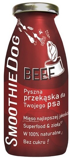 SmoothieDog Płynna przekąska - wołowina 250ml SmoothieDog Płynna przekąska - wołowina 250ml