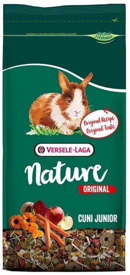 Versele-Laga Cuni Junior Nature Original pokarm dla młodego królika 750g Versele-Laga Cuni Junior Nature Original pokarm dla młodego królika 750g