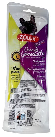 Zolux Kość z szynki parmeńskiej L 370g Zolux Kość z szynki parmeńskiej L 370g