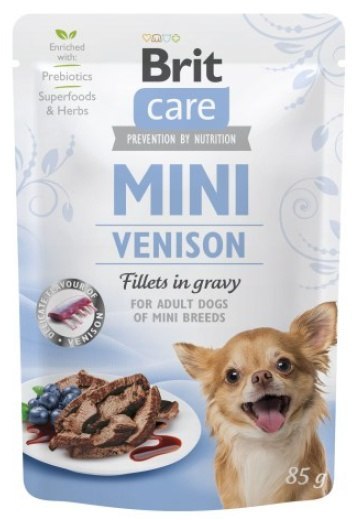 Brit Care Dog Mini Venison saszetka 85g Brit Care Dog Mini Venison saszetka 85g