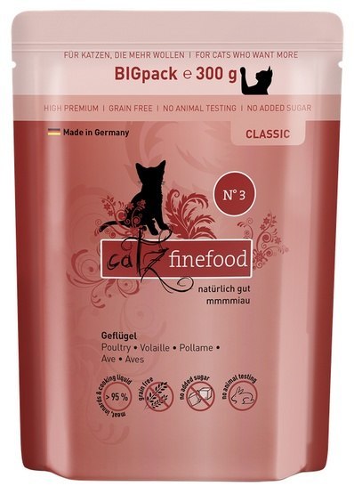 Catz Finefood Classic N.03 Drób saszetka 300g Catz Finefood Classic N.03 Drób saszetka 300g