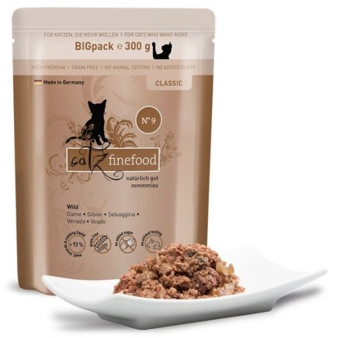 Catz Finefood Classic N.09 Dziczyzna saszetka 300g Catz Finefood Classic N.09 Dziczyzna saszetka 300g