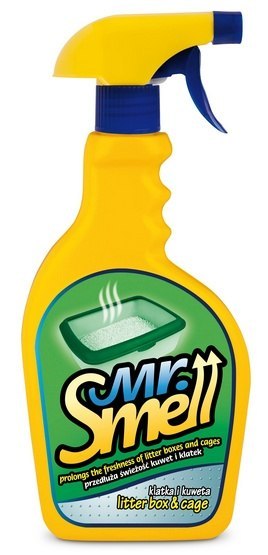 DermaPharm Mr. Smell Klatka i Kuweta - odświeża 500ml DermaPharm Mr. Smell Klatka i Kuweta - odświeża 500ml