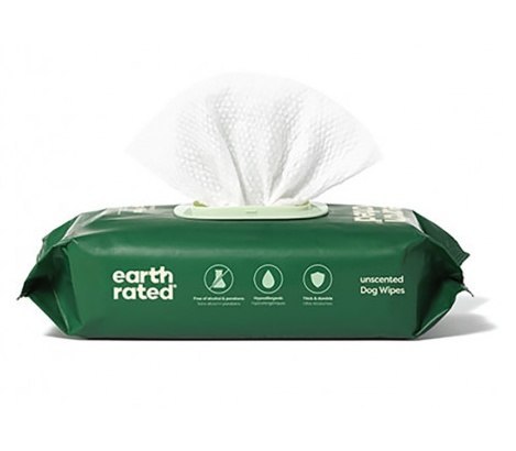 Earth Rated Chusteczki kompostowalne bezzapachowe 100szt Earth Rated Chusteczki kompostowalne bezzapachowe 100szt