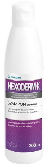 Hexoderm-K - szampon dermatologiczny 200ml Hexoderm-K - szampon dermatologiczny 200ml