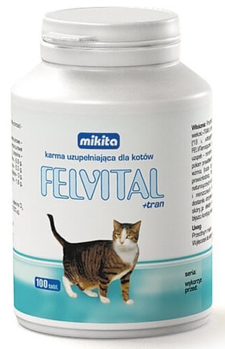 Mikita Felvital + Tran 100 tabletek Mikita Felvital + Tran 100 tabletek