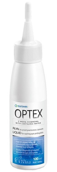 Optex - Płyn do przemywania oczu i powiek psa lub kota 100ml Optex - Płyn do przemywania oczu i powiek psa lub kota 100ml