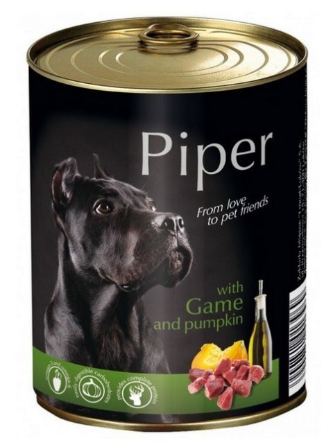 Piper Pies Dziczyzna i dynia puszka 800g Piper Pies Dziczyzna i dynia puszka 800g