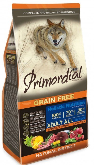 Primordial Dog Grain Free Adult Tuna & Lamb 12kg Primordial Dog Grain Free Adult Tuna & Lamb 12kg