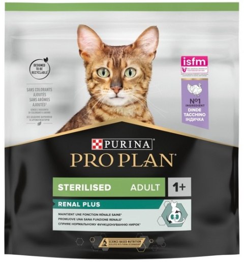 Purina Pro Plan Cat Sterilised Renal Adult Indyk 400g Purina Pro Plan Cat Sterilised Renal Adult Indyk 400g