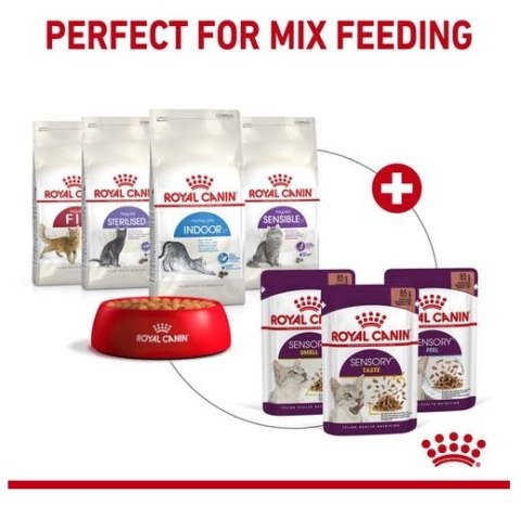 Royal Canin Sensory Smell w sosie karma mokra dla kotów dorosłych saszetka 85g Royal Canin Sensory Smell w sosie karma mokra dla kotów dorosłych saszetka 85g