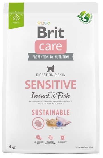 Brit Care Sustainable Sensitive Insect & Fish 3kg Brit Care Sustainable Sensitive Insect & Fish 3kg
