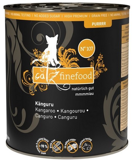 Catz Finefood Purrrr N.107 Kangur puszka 800g Catz Finefood Purrrr N.107 Kangur puszka 800g