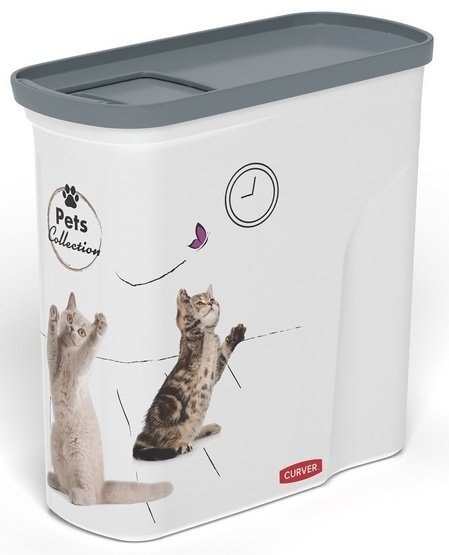 Curver Pet Life Pojemnik na kocią karmę 1kg / 2L Curver Pet Life Pojemnik na kocią karmę 1kg / 2L