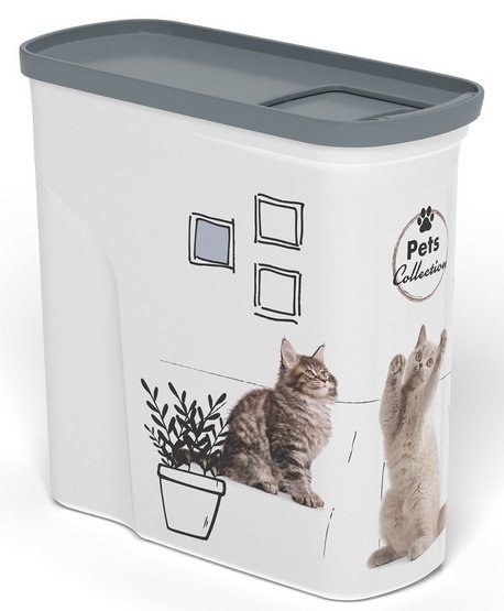 Curver Pet Life Pojemnik na kocią karmę 1kg / 2L Curver Pet Life Pojemnik na kocią karmę 1kg / 2L