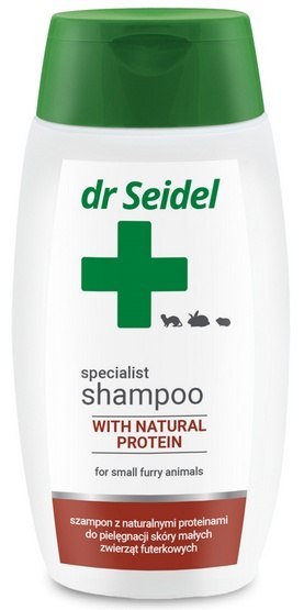 Dr Seidel Szampon proteinowy dla małych zwierząt futerkowych 220ml Dr Seidel Szampon proteinowy dla małych zwierząt futerkowych 220ml