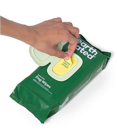 Earth Rated Chusteczki kompostowalne lawendowe 100szt Earth Rated Chusteczki kompostowalne lawendowe 100szt
