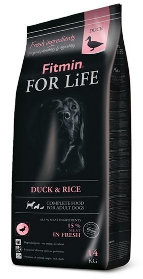 Fitmin Dog For Life Duck & Rice 16kg (14+2kg gratis) Fitmin Dog For Life Duck & Rice 16kg (14+2kg gratis)